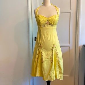 Yellow Betsy Johnson Dress